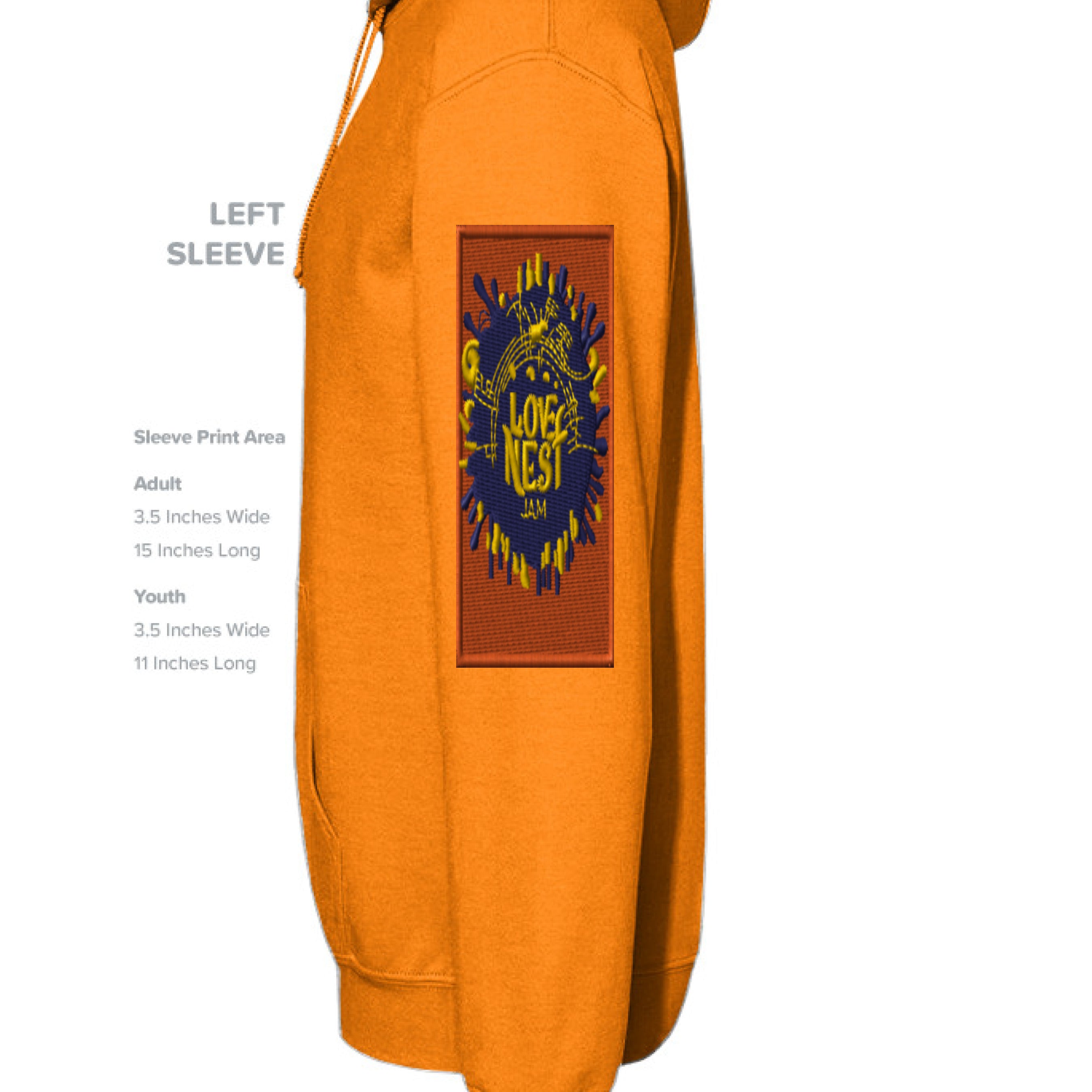 SAFETY ORANGE - SLEEVE_LEFT