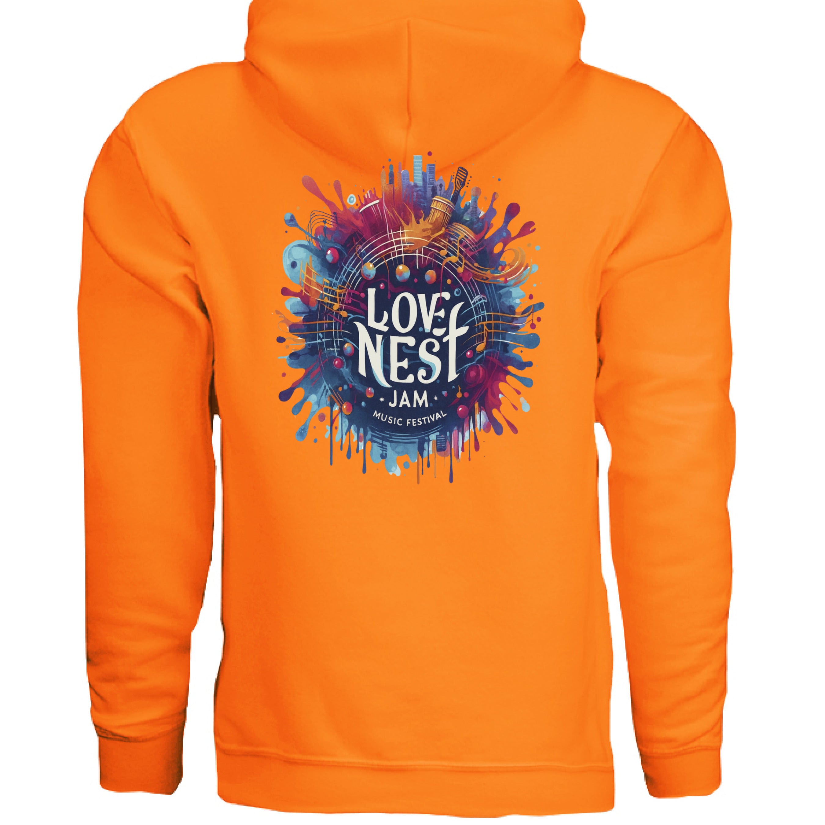 SAFETY ORANGE - BACK