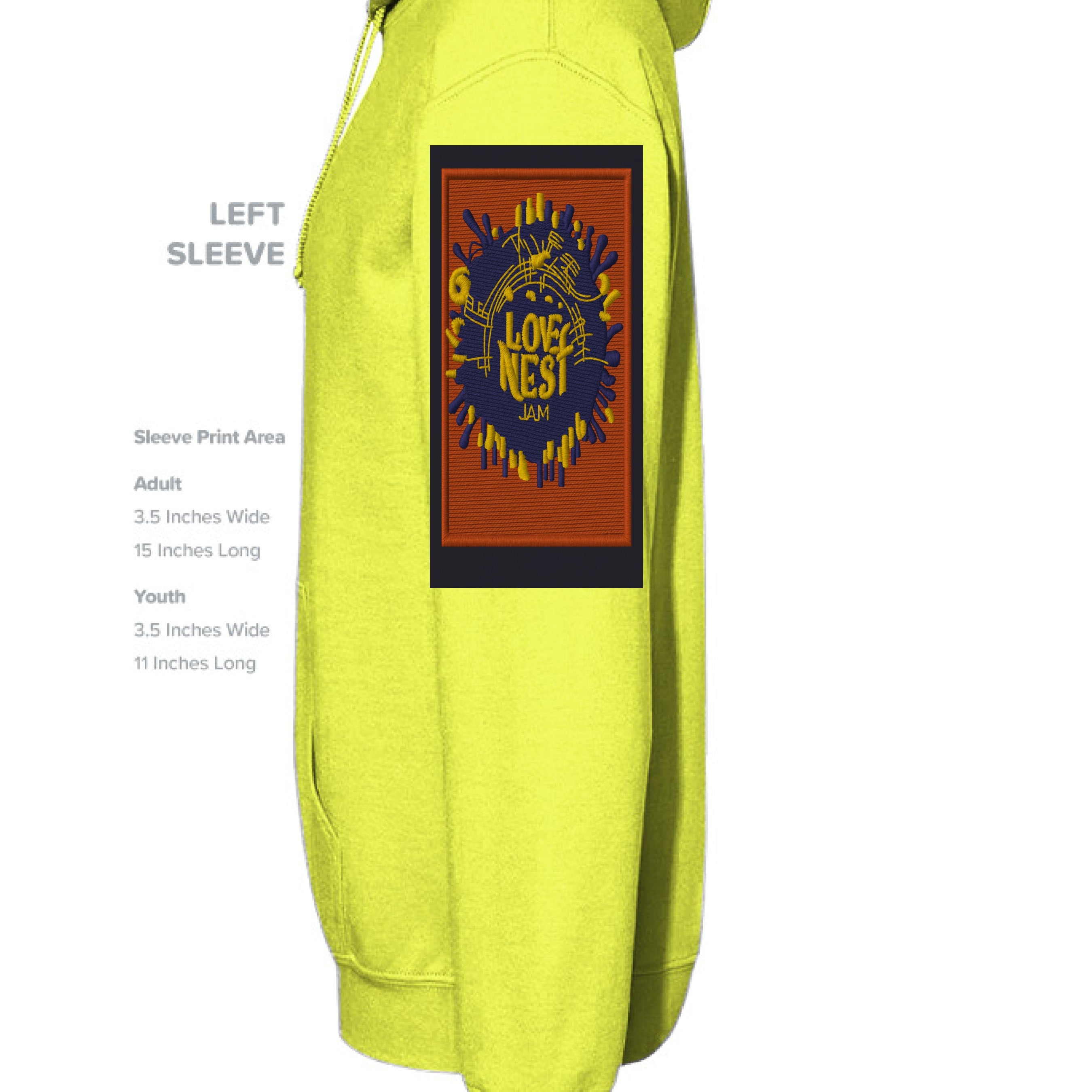 SAFETY GREEN - SLEEVE_LEFT