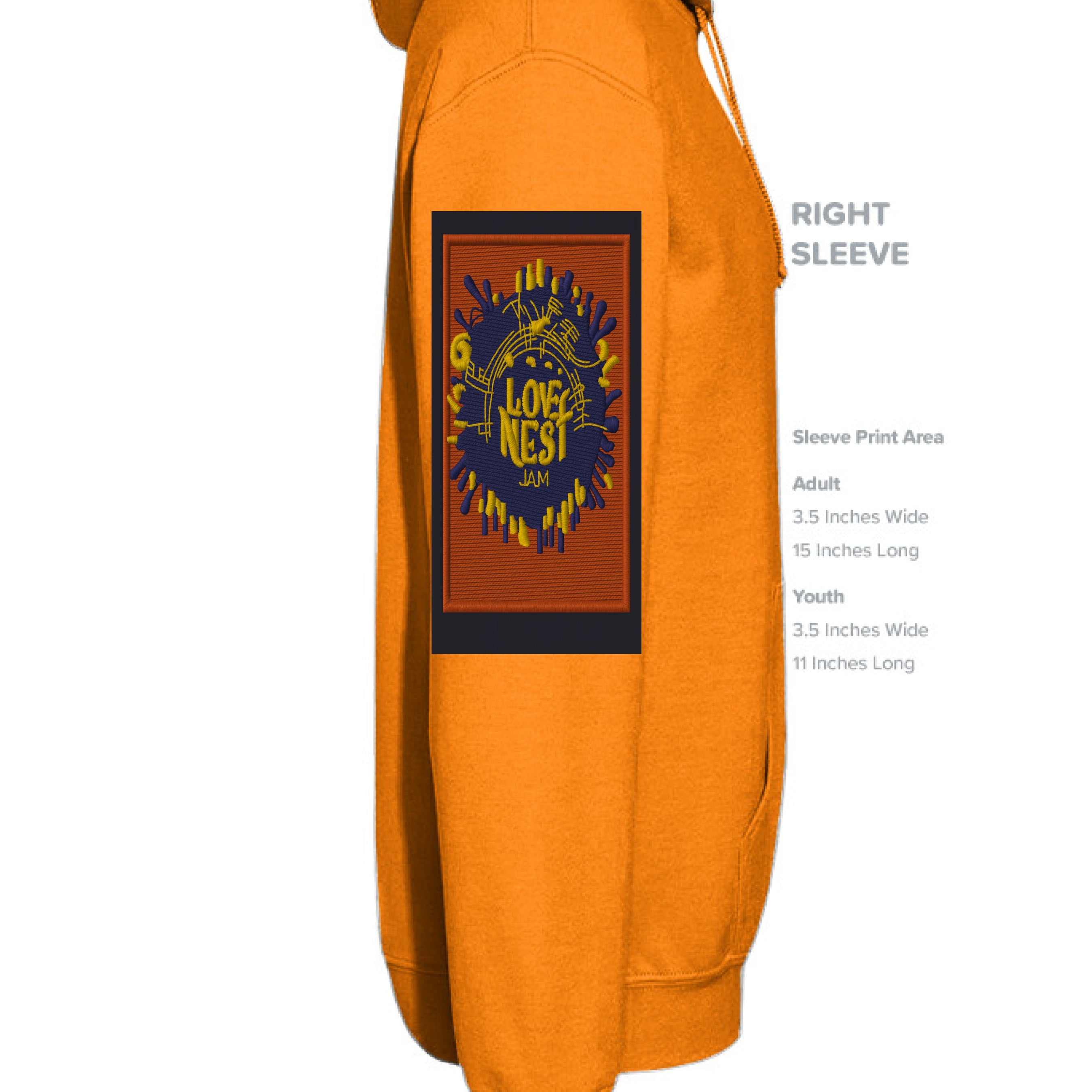 SAFETY ORANGE - SLEEVE_RIGHT