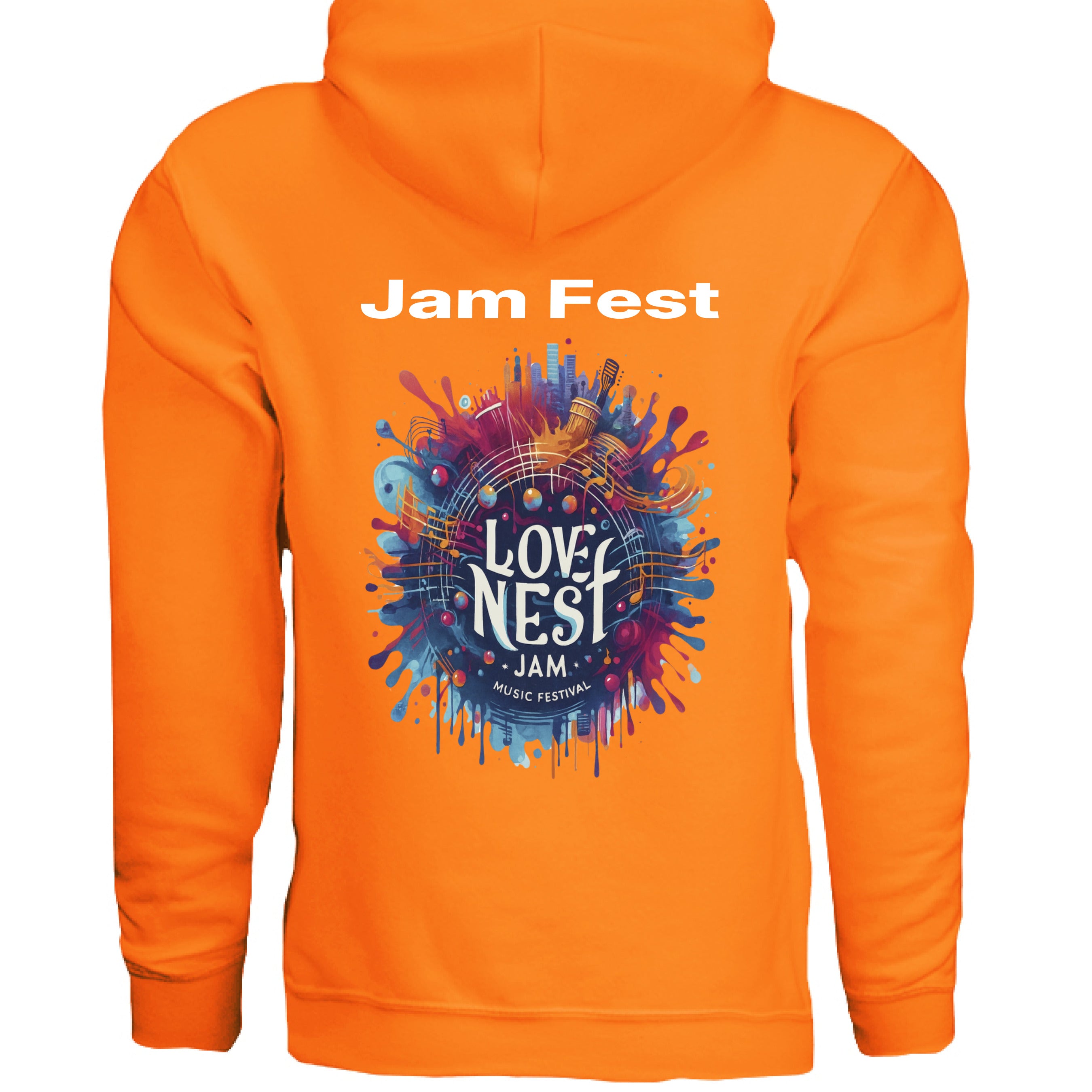 SAFETY ORANGE - BACK