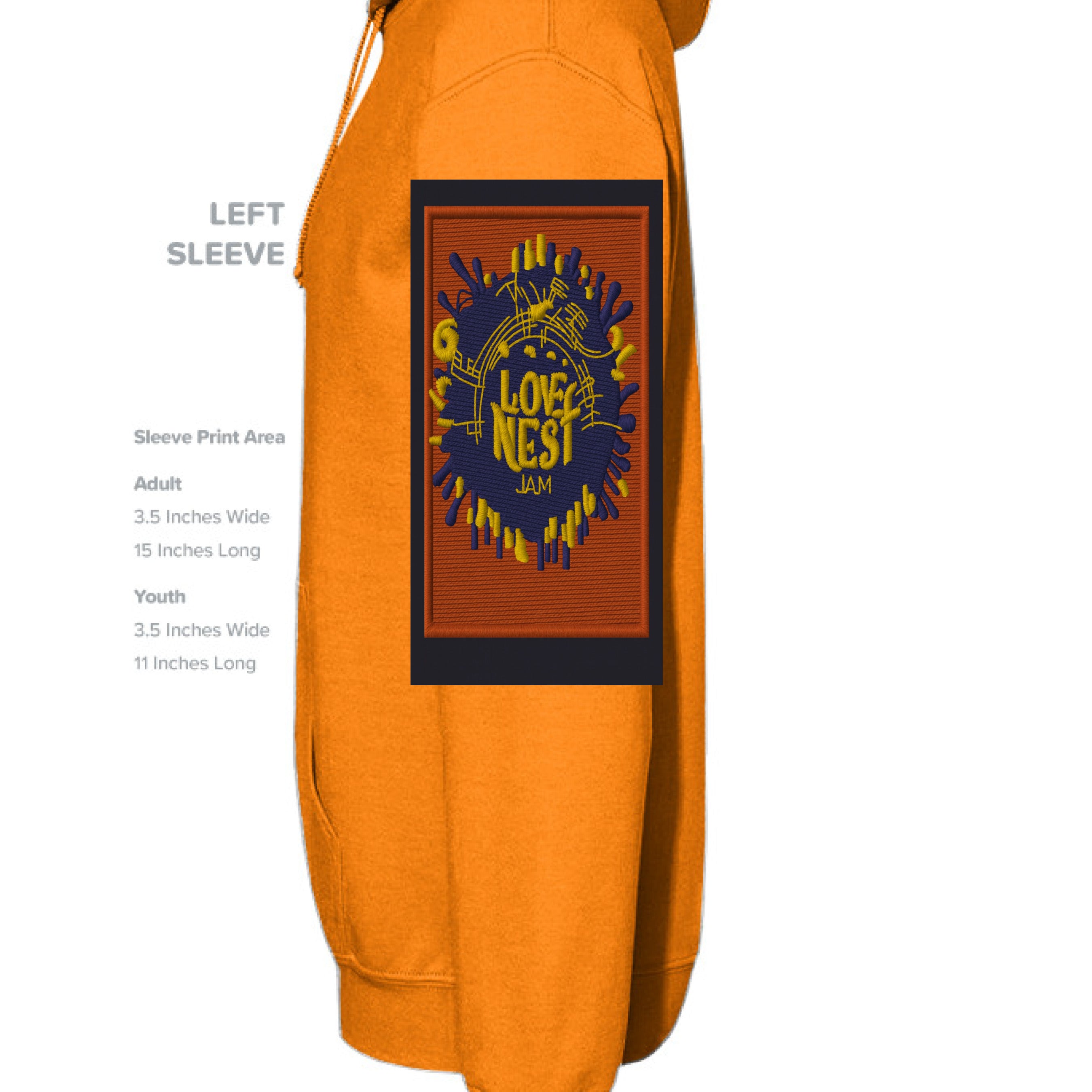 SAFETY ORANGE - SLEEVE_LEFT