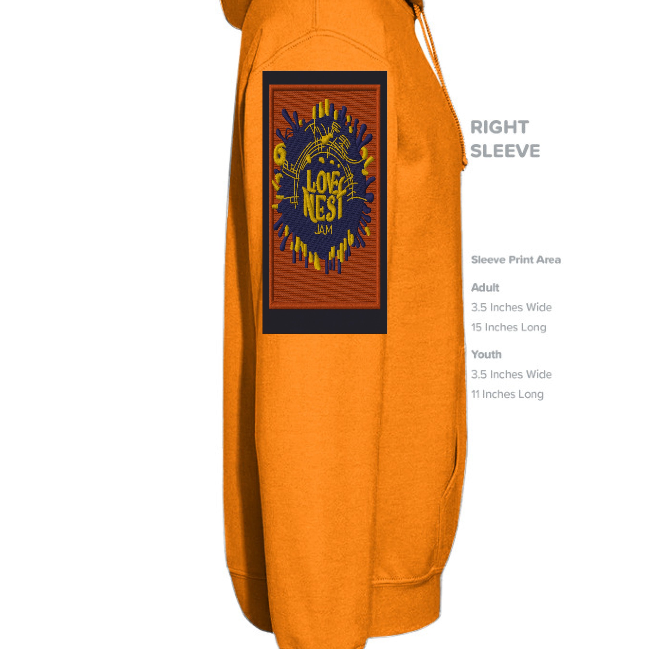 SAFETY ORANGE - SLEEVE_RIGHT